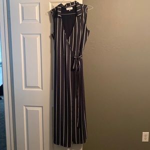 L’Academie maxi wrap dress